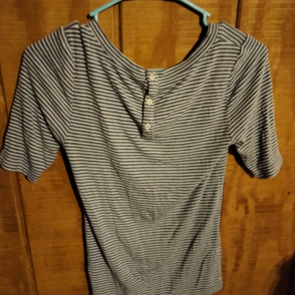 Banana Republic button up striped shirt